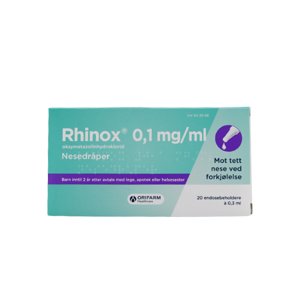 Rhinox Nesedråper 0,1 mg/ml