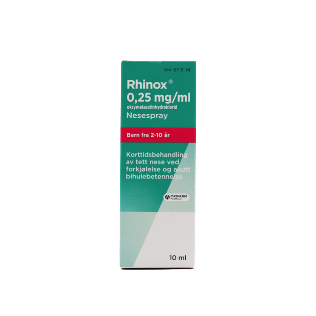 Rhinox Nesespray 0,25 mg/ml