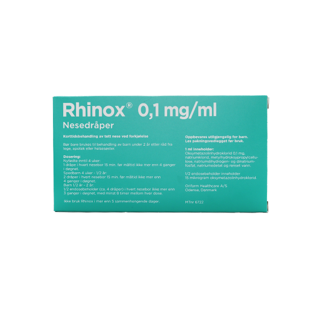 Rhinox 0,1 Nesedråper Back