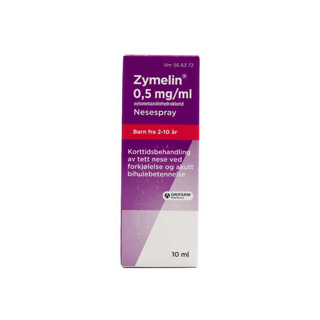 Zymelin 0,5 mg Front