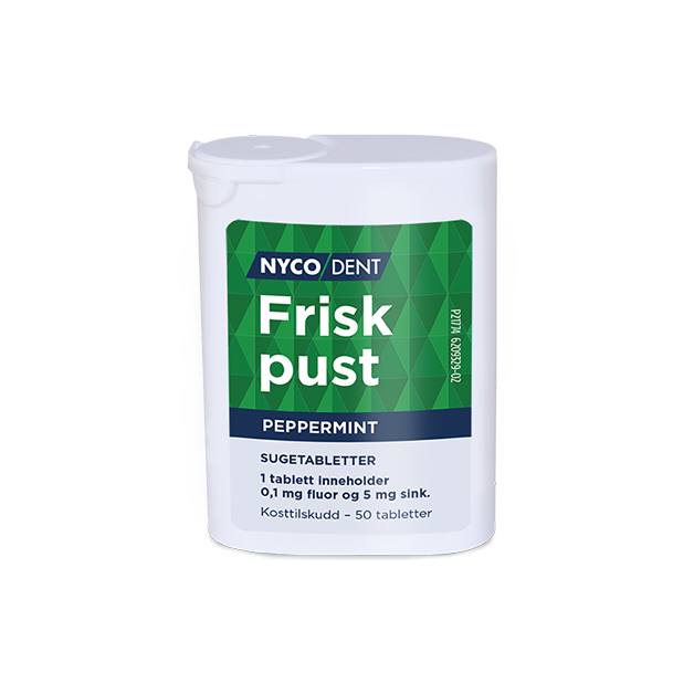 Nycodent Friskpust Peppermint Front