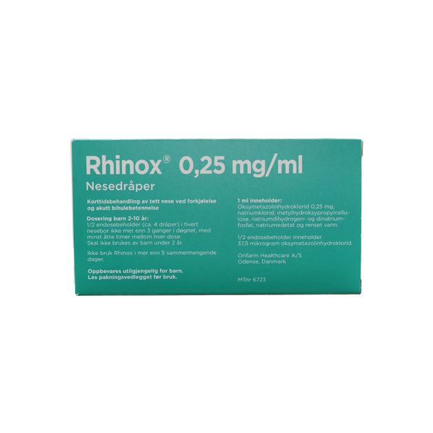 Rhinox 0,25 Nesedråper Back