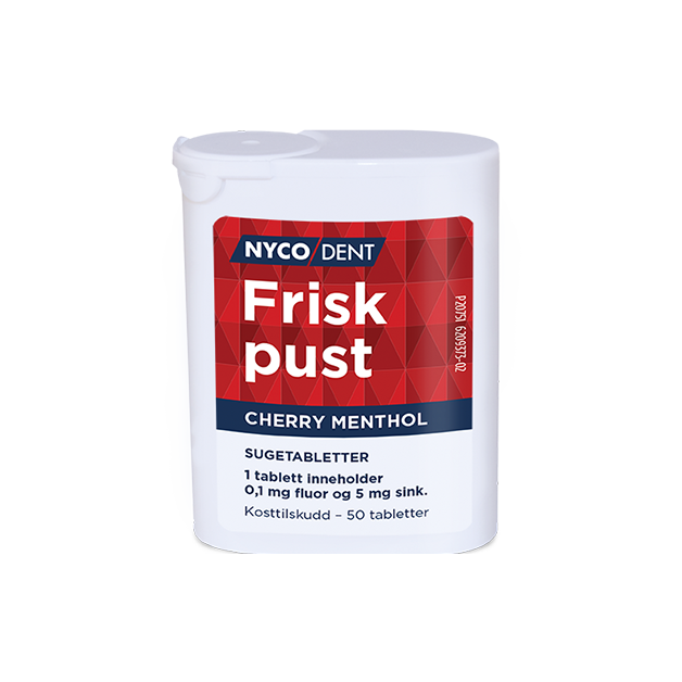 Nycodent Friskpust Cherry Menthol Front