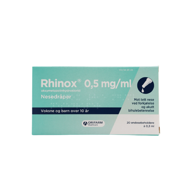 Rhinox Nesedråper 0,5 mg/ml