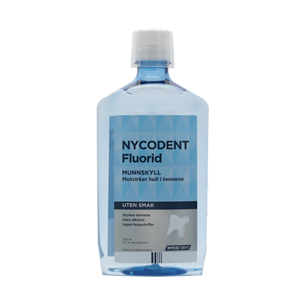 Nycodent Fluorid Uten Smak Front